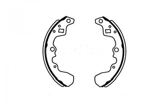 Brake Shoe Set KBS-8910 Kavo parts