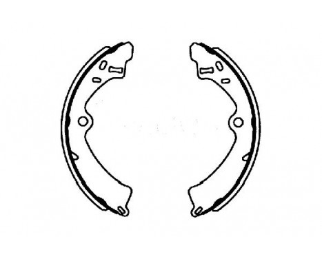 Brake Shoe Set KBS-8911 Kavo parts