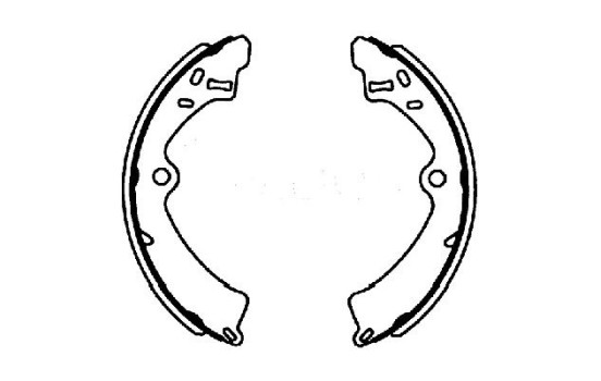 Brake Shoe Set KBS-8911 Kavo parts