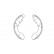 Brake Shoe Set KBS-8912 Kavo parts