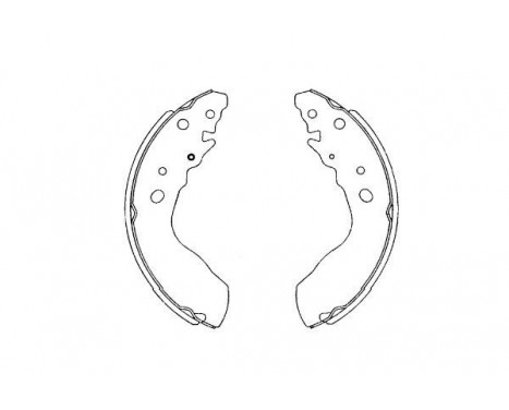 Brake Shoe Set KBS-8913 Kavo parts, Image 2