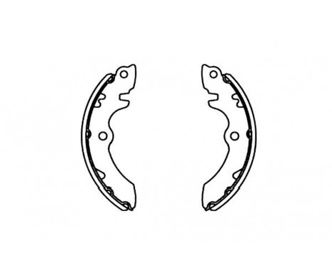 Brake Shoe Set KBS-8915 Kavo parts