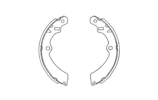 Brake Shoe Set KBS-8916 Kavo parts, Image 2