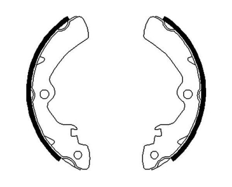 Brake Shoe Set KBS-8917 Kavo parts