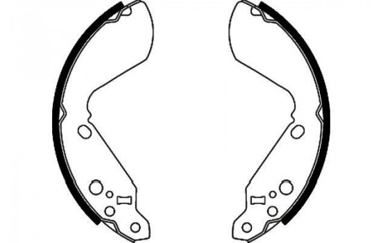 Brake Shoe Set KBS-8919 Kavo parts