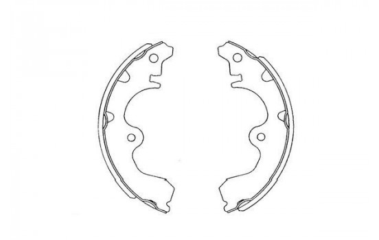 Brake Shoe Set KBS-9902 Kavo parts