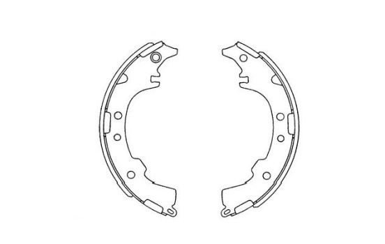 Brake Shoe Set KBS-9903 Kavo parts