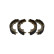 Brake Shoe Set KBS-9903 Kavo parts, Thumbnail 4