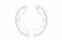 Brake Shoe Set KBS-9908 Kavo parts
