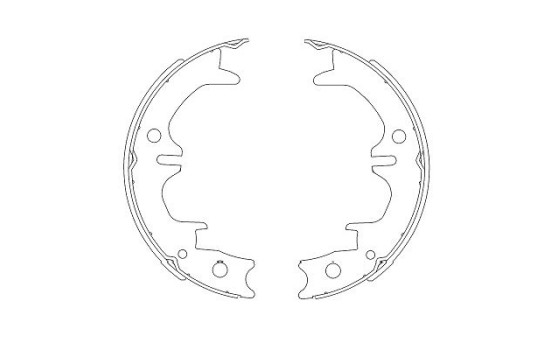 Brake Shoe Set KBS-9911 Kavo parts