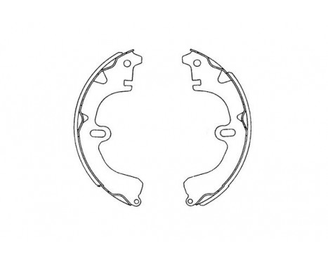 Brake Shoe Set KBS-9914 Kavo parts