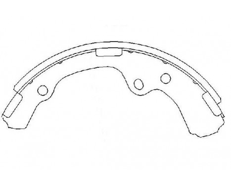 Brake Shoe Set KBS-9916 Kavo parts, Image 2