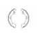 Brake Shoe Set KBS-9917 Kavo parts