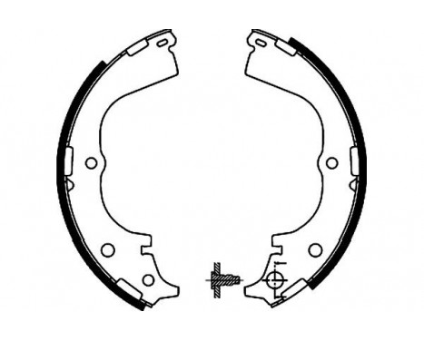 Brake Shoe Set KBS-9920 Kavo parts