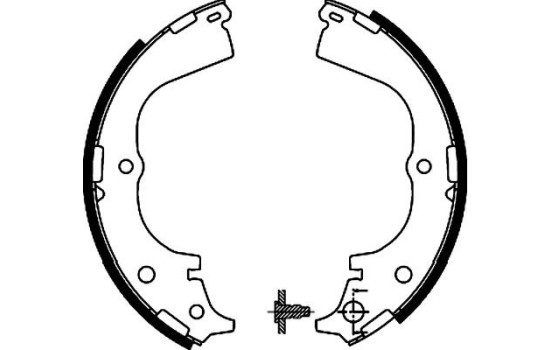 Brake Shoe Set KBS-9920 Kavo parts