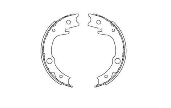 Brake Shoe Set KBS-9925 Kavo parts