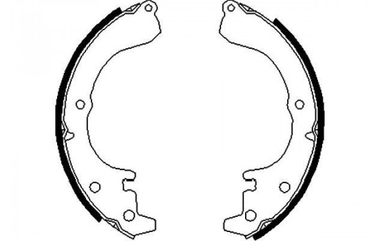 Brake Shoe Set KBS-9927 Kavo parts