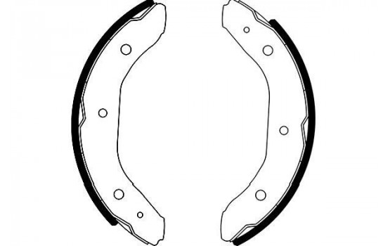 Brake Shoe Set KBS-9929 Kavo parts