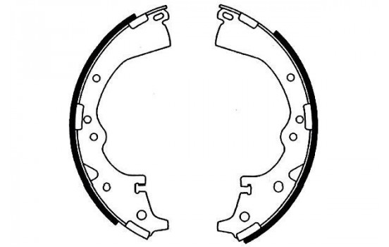 Brake Shoe Set KBS-9934 Kavo parts