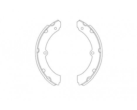 Brake Shoe Set KBS-9937 Kavo parts