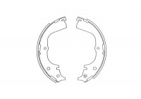 Brake Shoe Set KBS-9939 Kavo parts