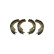 Brake Shoe Set KBS-9943 Kavo parts, Thumbnail 3