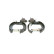 Brake Shoe Set KIT SUPERPRO, Thumbnail 2