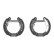 Brake Shoe Set KIT SUPERPRO, Thumbnail 5