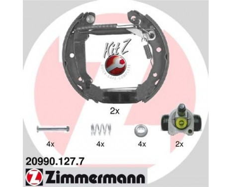 Brake Shoe Set KIT Z, Image 2