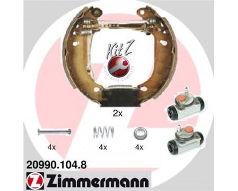 Brake Shoe Set KIT Z, Image 2