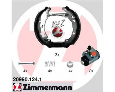 Brake Shoe Set KIT Z, Image 2