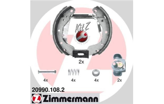 Brake Shoe Set KIT Z, Image 2
