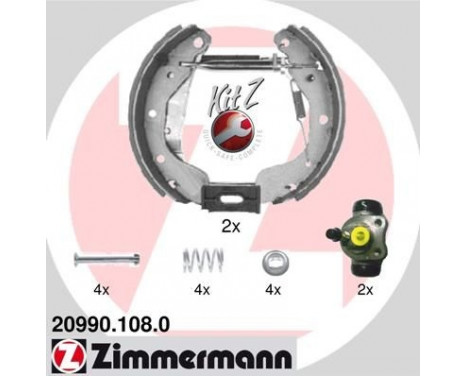 Brake Shoe Set KIT Z, Image 2