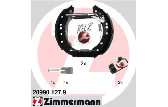 Brake Shoe Set KIT Z, Image 2