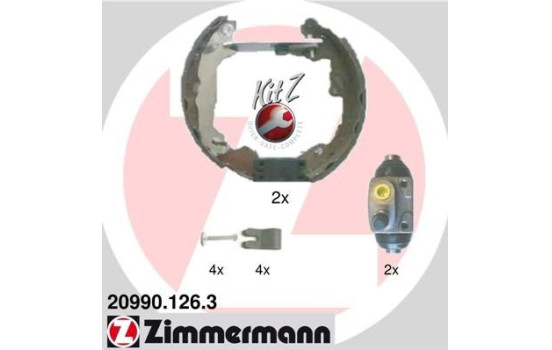 Brake Shoe Set KIT Z, Image 2