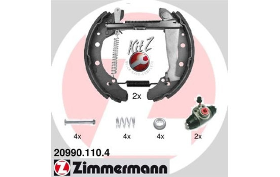 Brake Shoe Set KIT Z, Image 2
