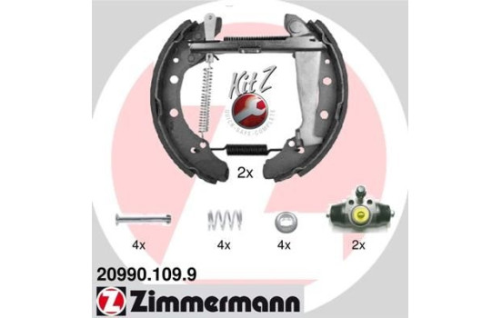 Brake Shoe Set KIT Z, Image 2