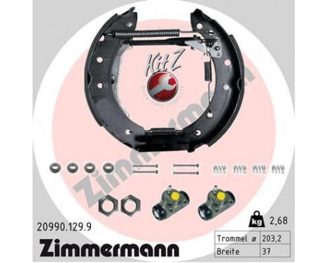 Brake Shoe Set KIT Z, Image 2