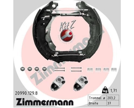 Brake Shoe Set KIT Z, Image 2