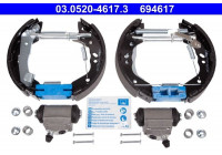 Brake Shoe Set Original ATE TopKit 03.0520-4617.3