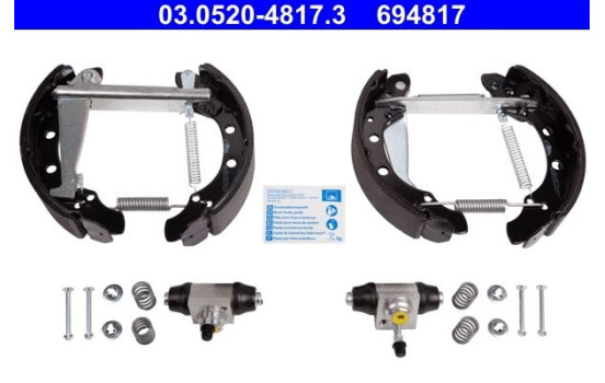 Brake Shoe Set Original ATE TopKit 03.0520-4817.3, Image 2