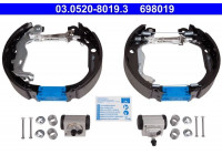 Brake Shoe Set Original ATE TopKit 03.0520-8019.3