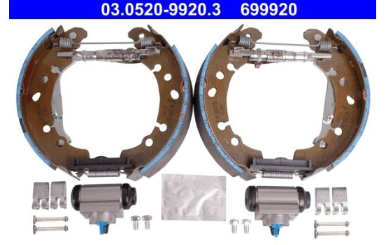 Brake Shoe Set Original ATE TopKit 03.0520-9920.3, Image 2