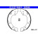 Brake Shoe Set, parking brake 03.0137-3046.2 ATE
