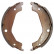 Brake Shoe Set, parking brake 9340 ABS
