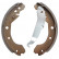 Brake Shoe Set, parking brake 9341 ABS