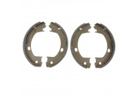 Brake Shoe Set, parking brake ADA104109 Blue Print