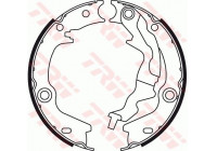 Brake Shoe Set, parking brake GS8781 TRW