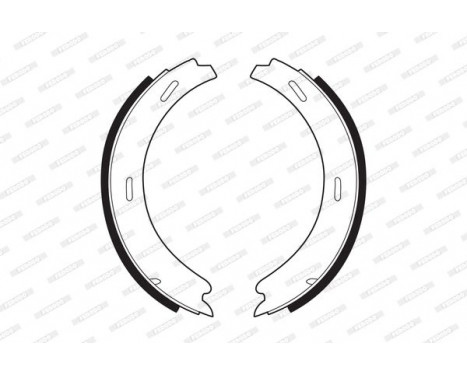 Brake Shoe Set, parking brake PREMIER FSB196 Ferodo, Image 2