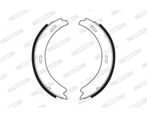 Brake Shoe Set, parking brake PREMIER FSB196 Ferodo, Image 2